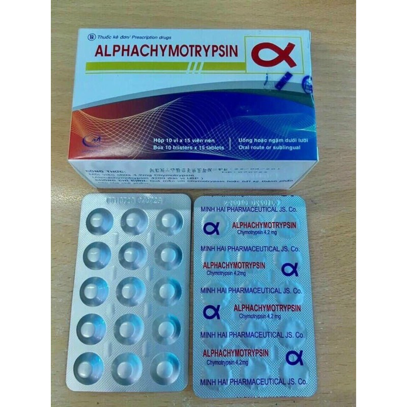 Alphachymotrypsin 4200 Minh Hải (H/150v)