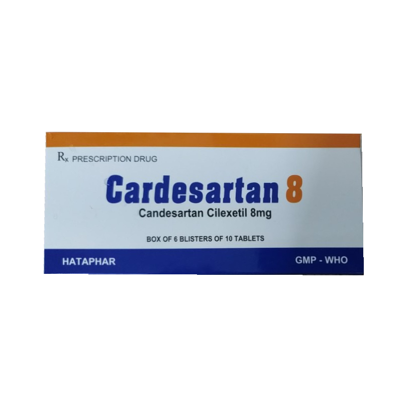 Cardesartan 8 cilexetil 8mg Hà Tây (H/60v) date 07/2025