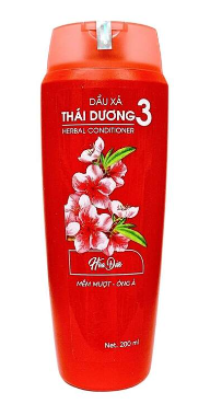 Dầu xả dược liệu Thái Dương 3 đỏ (Chai/200ml)