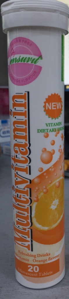 Ensuvit Multivitamin Vitamin Dietary Drink Sủi Bulgaria (Tuýp/20v)