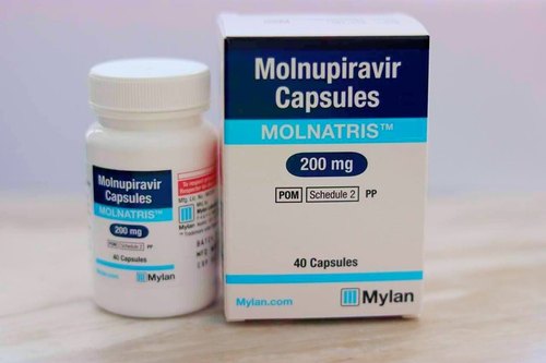 Molnupiravir Capsules Molnatris 200mg Mylan (Lọ/40v)