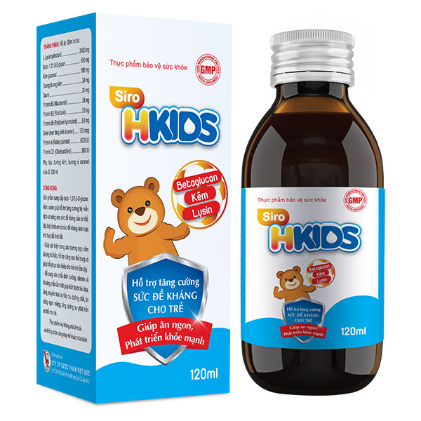 HKIDS Siro tăng cường sức đề kháng Gia Nguyễn (Lọ/120ml)