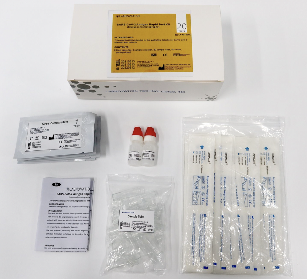 Kit Test Nhanh Covid Sars Cov 2 Antigen Rapid Test Kit Labnovation (Lẻ/1c)