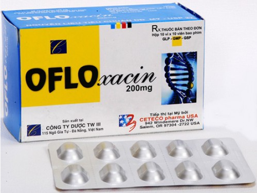 Ofloxacin 200mg Dược TW3 (H/100v)
