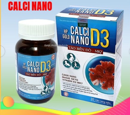 Calci Nano D3 tảo biển đỏ - MK7 DP OSHII (Lọ/30v)