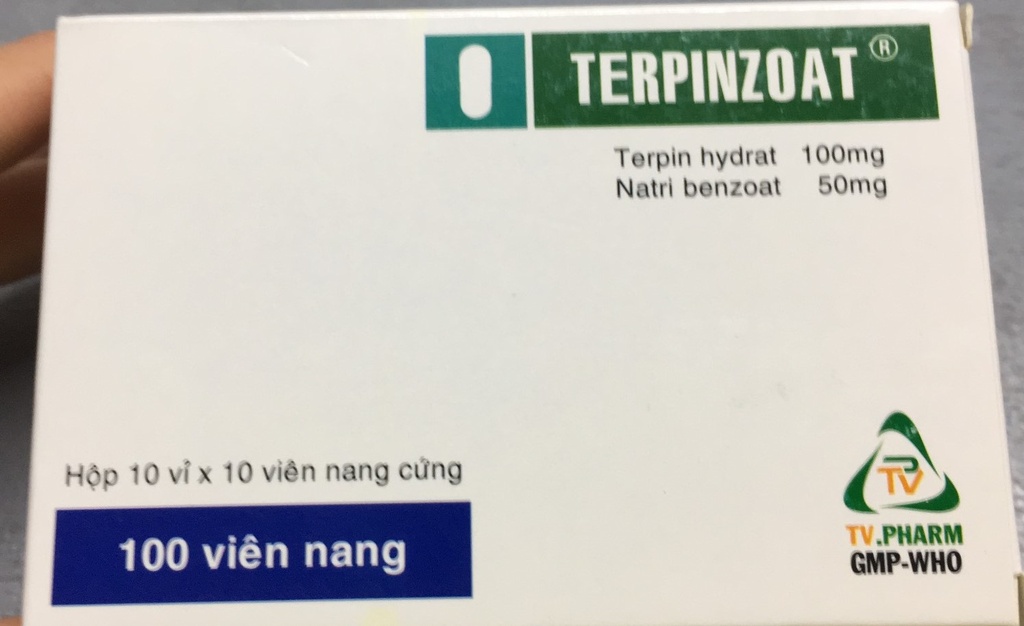 Terpinzoat 100mg/50mg viêng nang TVpharm (H/100v)