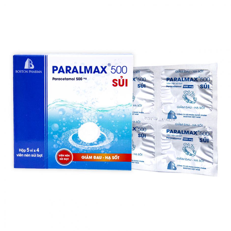 Paralmax 500mg sủi Boston (H/20v)