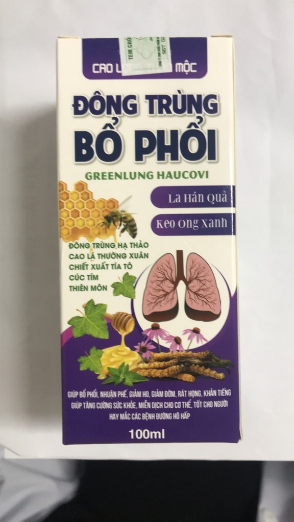 Đông trùng Bổ phổi Cao lỏng thảo mộcAn Hòa Phát (H/100ml)