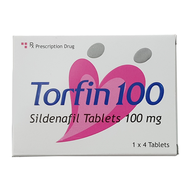 Torfin 100 sildenafil tablets 100mg Ấn Độ (H/4v)