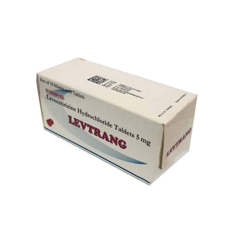 Levtrang levocetirizin hydrochlorid 5mg viên nén Ấn Độ (H/100v)