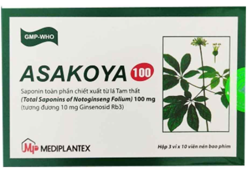 Asakoya saponin 100mg Mediplantex (H/30v)