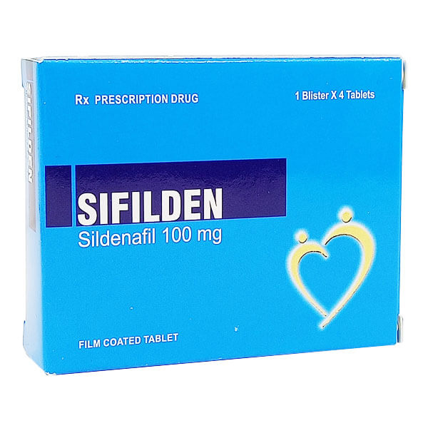 Sifilden sildenafil 100mg Ấn Độ (H/4v) 