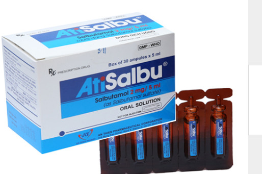 AtiSalbu  salbutamol 2mg/5ml An Thiên (H/30o/5ml)