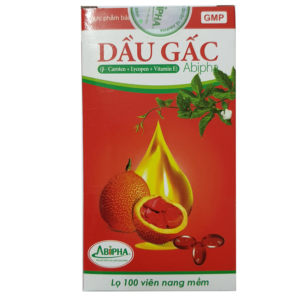 Dầu gấc Abipha (Lọ/100v)