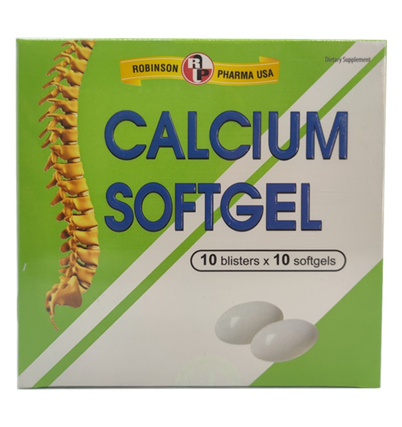 Calcium Softgel calcium gluconate 300mg Thanh Hằng (H/100v) date 10/2025