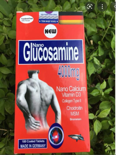 Nano Glucosamine 4000mg Đức (Lọ/100v)