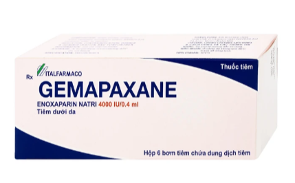 Gemapaxane Enoxaparin natri 4000IU/0.4ml tiêm Ý (H/6bơm) date 10/2027