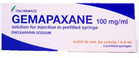 Gemapaxane Enoxaparin natri 4000IU/0.4ml tiêm Ý (H/6bơm)