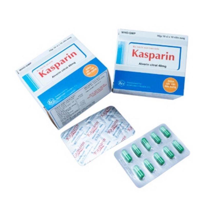 Kasparin alverine citrate 40mg Khánh Hòa (H/100v)