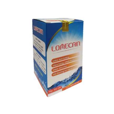 Lomecain nhiệt miệng Bạch Mai (Lọ/500v)