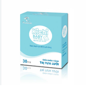 Gạc rơ lưỡi trẻ em Kichilachi (H/30que)