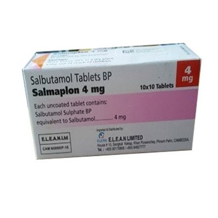 Salmaplon Salbutamol 4mg Ấn Độ (H/100v)