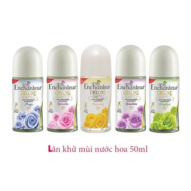 Lăn khử mùi Enchanteur deluxe hương nước hoa (Lọ/50ml)