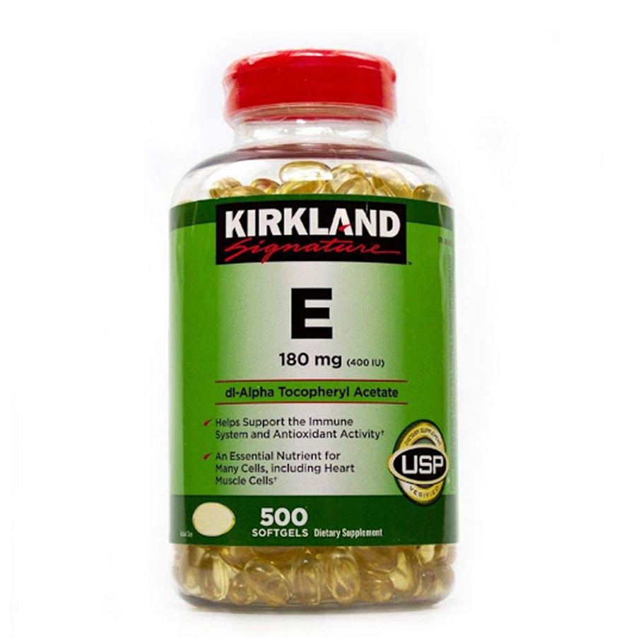 Vitamin E 180mg Kirkland Signature (Lọ/500v)