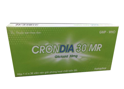 Crondia 30 MR Gliclazid 30mg Hà Tây (H/30v)