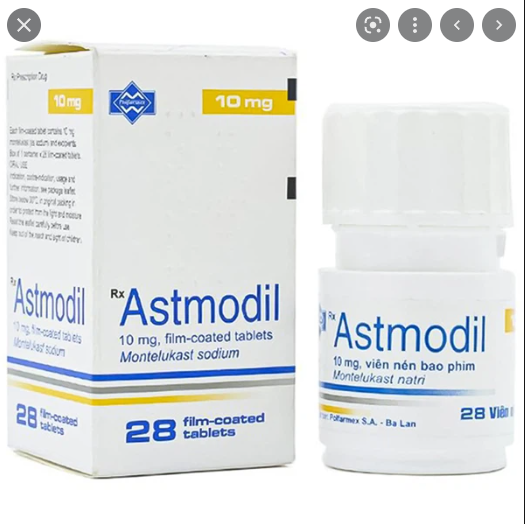 Astmodil 10mg Ba Lan (Lọ/28v)