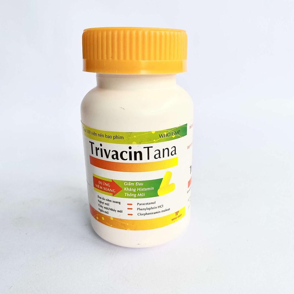 TrivacinTana nắp vàng Thành Nam (Lọ/100v)