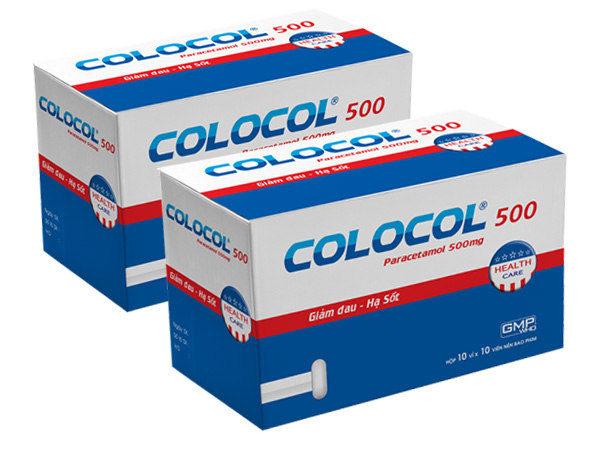 Colocol paracetamol 500mg Sao Kim (H/100v) date 01/2025