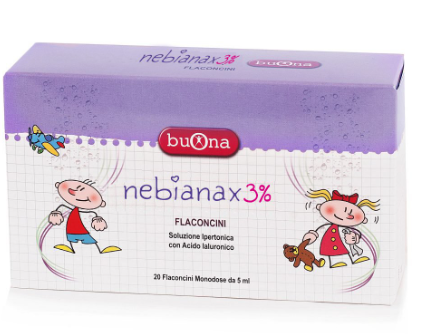 Nebianax 3% flaconcini nhỏ mũi Ý (H/20o/5ml)