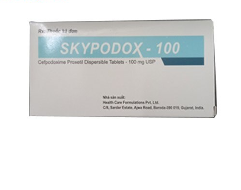 Skypodox 100 cefpodoxime 100mg Ấn Độ (H/10v)