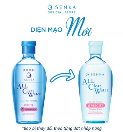 Nước tẩy trang Senka all clear water (Chai/230ml)