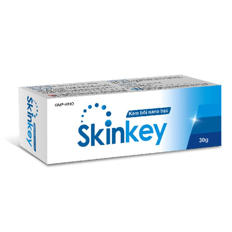 Skinkey kem bôi nano bạc Gia Nguyễn (Tuýp/30g)