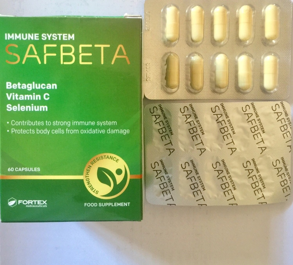 Safbeta beta glucan 500mg Bulgaria (H/60v)