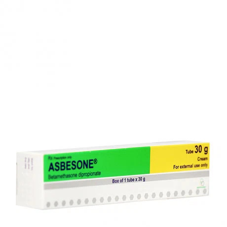 Asbesone betamethasone dipropionate 0.5mg Macedonia (Tuýp/30g)