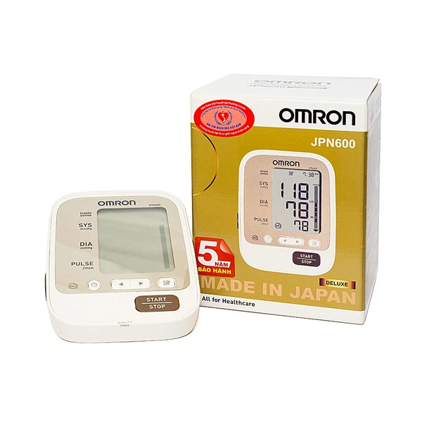 Omron JPN600 Máy đo huyết áp bắp tay tự động (H/1c)