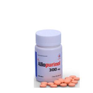 Allopurinol 300mg Domesco Đồng Tháp (Lọ/100v)