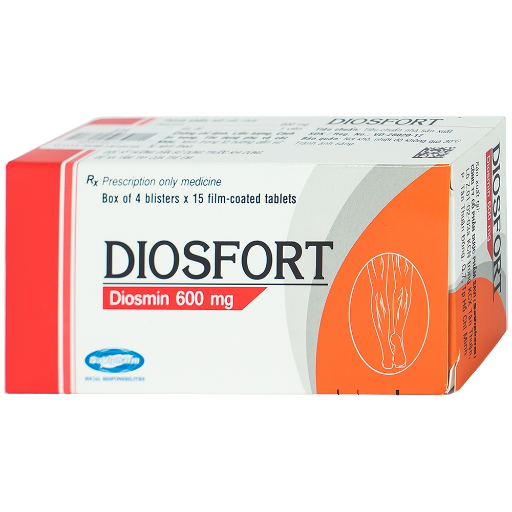 Diosfort diosmin 600mg Savipharm (H/60v)