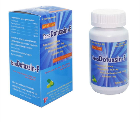 Tana Dotuxsin F Paracetamol 500mg Thành Nam (Lọ/100v)