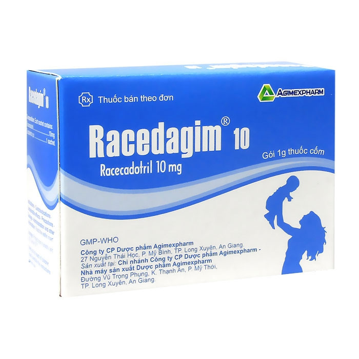 Racedagim Racecadotril  10 mg Agimexpharm (H/10gói)