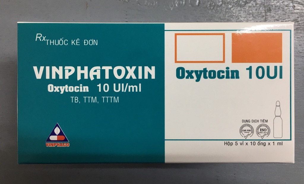 Vinphatoxin oxytocin 10UI/ml tiêm Vĩnh Phúc (H/50o/1ml)