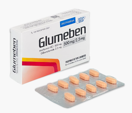 Glumeben 500mg/2.5mg DHG (H/30v)