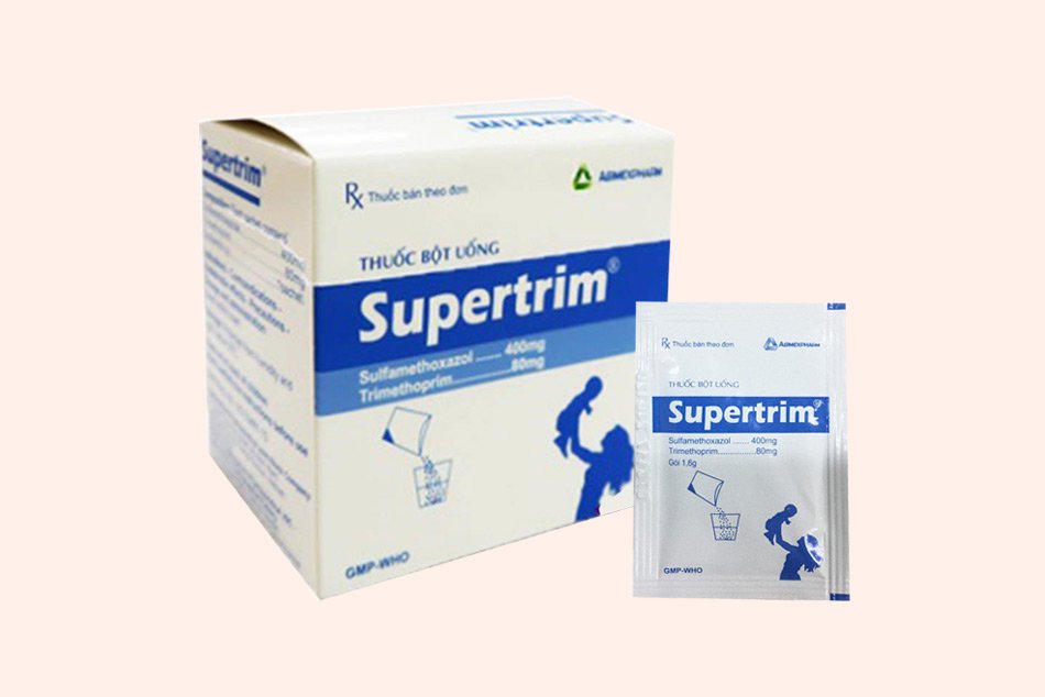 Supertrim sulfamethoxazol 400mg Agmexpharm (H/30gói/1.6g)
