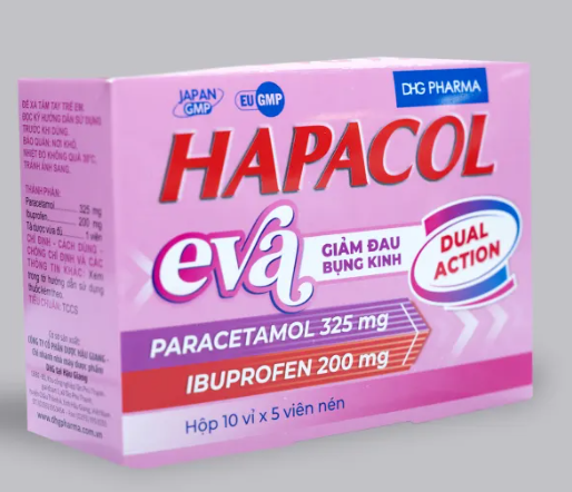 Hapacol Eva DHG Hậu Giang (H/50v)