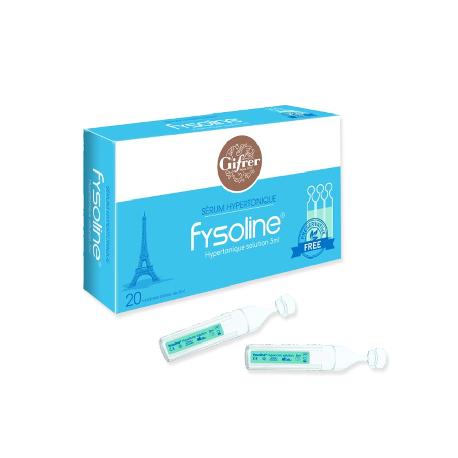 Fysoline  nước muối Pháp (H/20o/5ml) xanh Date 08/2027