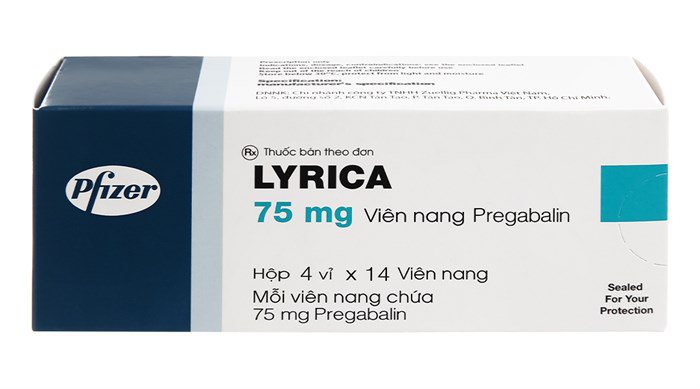 Lyrica Pregabalin 75mg Pfizer (Hộp/4vỉ/14v)