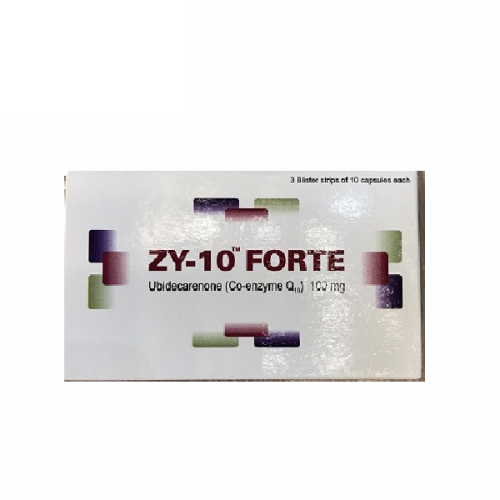 ZY 10 Forte ubidecarenone 100mg Ấn Độ (H/30v) | Top Thuốc